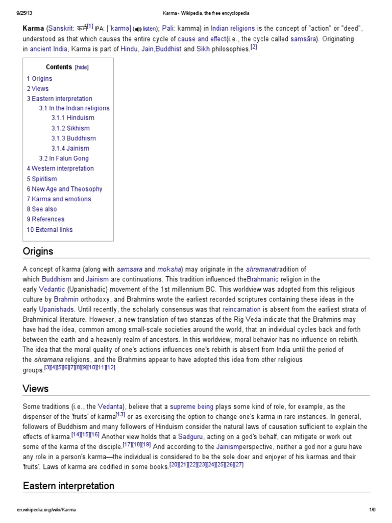 Believe in karma image