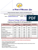 Monsoon Package 2013