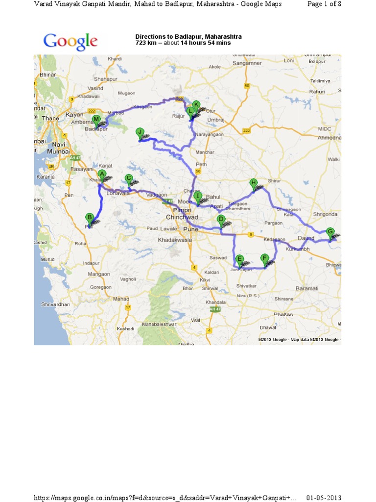 Ashtavinayak Yatra | PDF | Nature