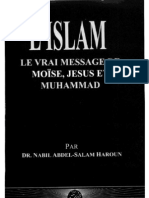 Islam Le Vrai Message Des Prophetes