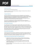 CCNA Routing and Switching Course Brochure