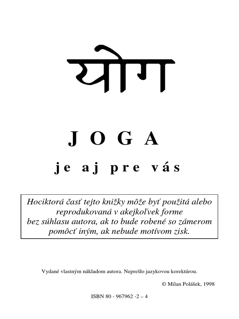 Joga Je Aj Pre Vas