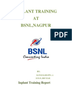 BSNL Inplant Training Report