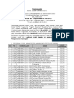 Pengumuman Juli 2013.1