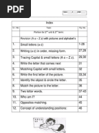 sr kg syllabus
