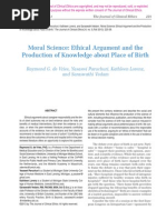 Download 2013 Journal of Clinical Ethics Moral Science of Birthplace by Raymond De Vries SN170870093 doc pdf