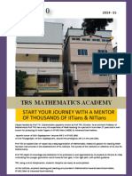 TRS Mathematics Academy - 2014-2015
