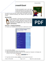 UsingMicrosoftExcel7 Advanced