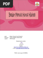Download Belajar Menulis Huruf Hijaiyah 1 by Maktabah Raudhah al-Muhibbin SN17088096 doc pdf