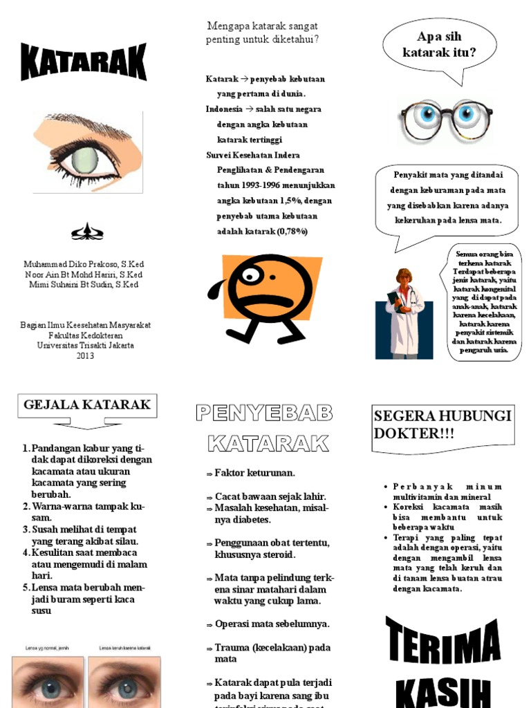 Leaflet Katarak