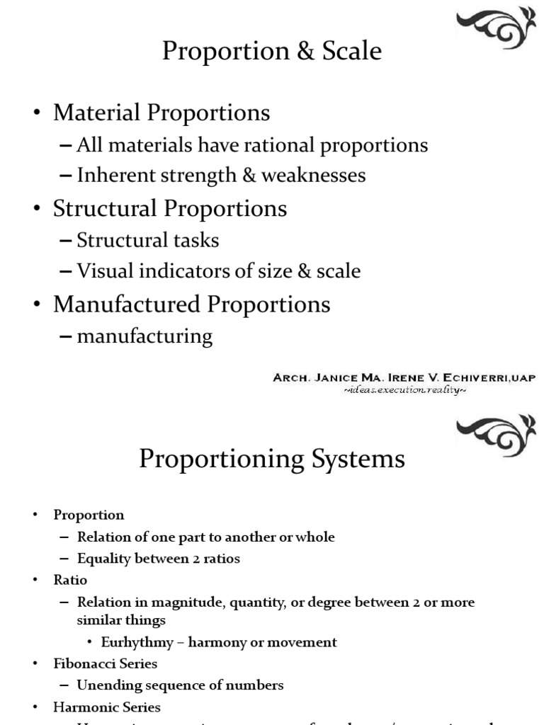 02 Theories of Proportion | PDF | Ratio | Space