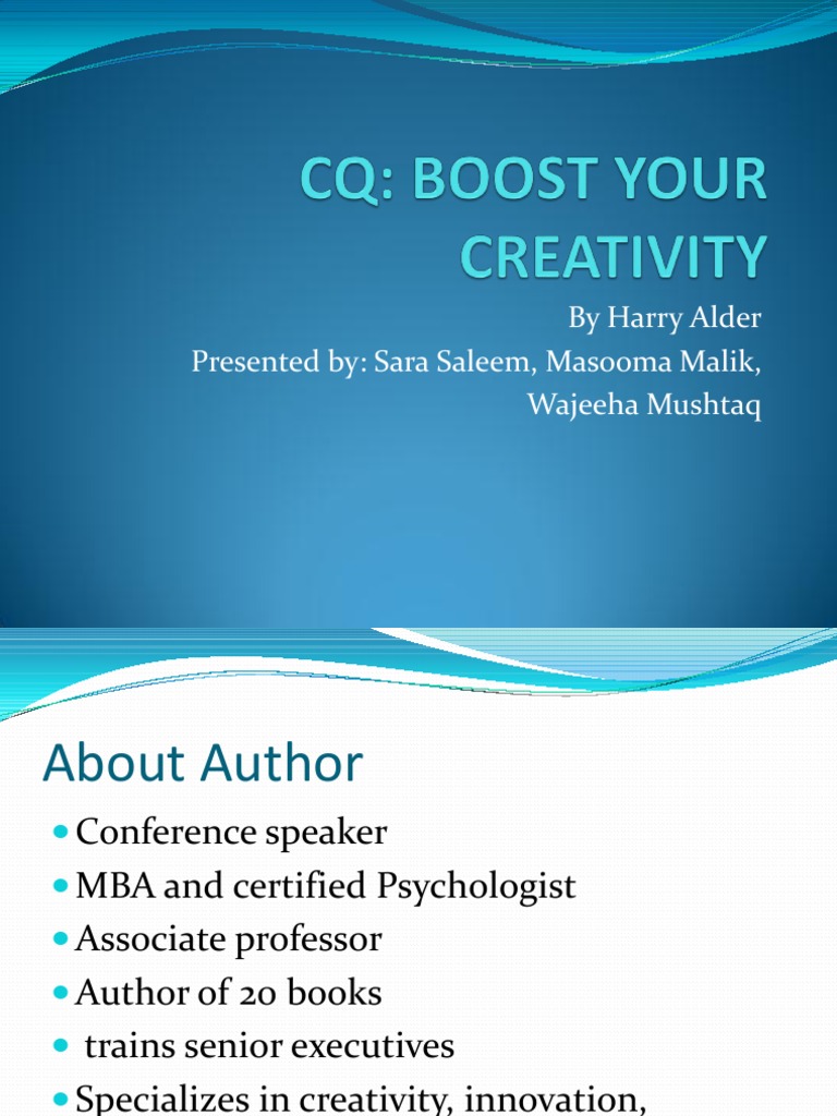 Creativity & Intelligence Insights | PDF