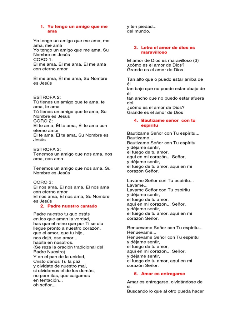 Yo Tengo Un Amigo Que Me Ama María, madre de Jesús Misa (liturgia)