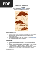 Download Case Study of Leptospirosis by buzz Q SN17091849 doc pdf