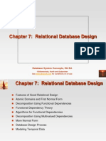 Chapter 7: Relational Database Design: Database System Concepts, 5th Ed