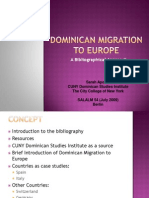 Dominican Migration To Europe A Bibliographical Approach PDF