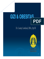 Gizi Obesitas DR Lanny Lestiani MSC SPGK