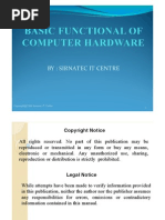 Basic Functional of Computer Hardware