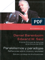 Paralelismos y Paradojas - Barenboim - Said