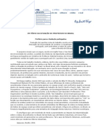 Em Torno Da Situação Do Professor No Brasil - Gilberto Freyre