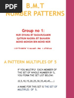 Exploring Number Patterns... Group1