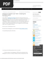 Download Influence of sanskrit over Tamil  breaking the dravidian racism _ Senthilrajas blog by Jaivanth Selvakumar SN170964312 doc pdf