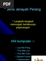 Langkah Atasi Jenayah Perang