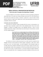 Hélio Oiticica, propositor de práticas