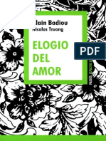 115703945 BADIOU Alain Elogio Del Amor PDF