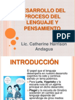 Desarrollo Del Proceso Del Lenguaje y Pensamiento