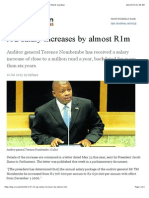 AG Salary Increases by Almost R1m - News - National - Mail & Guardian