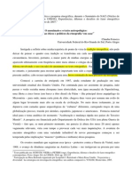 O Anonimato e o Texto Antropológico - Dilemas Éticos e Políticos Da Etnografia em Casa, 2010