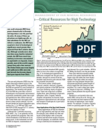 Rare Earth Elements-Critical Resources For High Technology: Supporting Sound Management of Our Mineral Resources