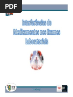 Interferencia de Medicamentos Em Exames Laboratoriais