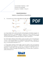 Física III - Lista de Exercícios 1