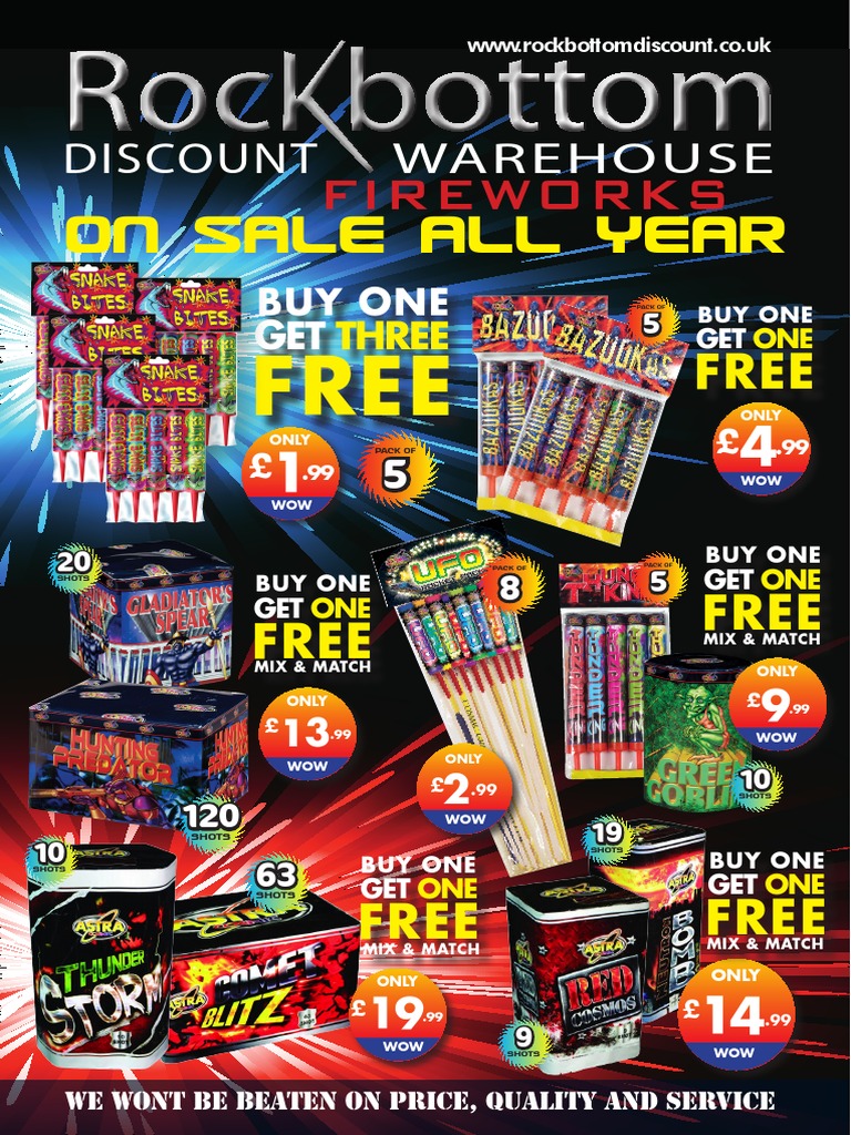 Discount Fireworks Deals and Offers | PDF | Home & Garden