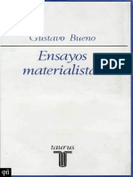 114091103 Ensayos Materialistas Gustavo Bueno