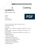 Process Costing Systems