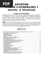 APUNTES SOBRE Counseling Teoria y Tecnicas Espanhol