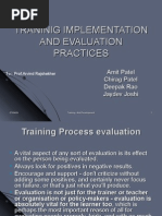 Download Traninig Implementation and Evaluation Pratices by Chirag Patel SN17101578 doc pdf