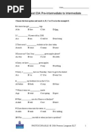 Placement 03A Pre-Intermediate To Intermediate