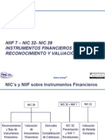 Nic 32 y 39 Ifrs 7 Instrumentos Financieros