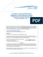 A Guide To Clinical Differential Diagnosis of Oral Mucosal Lesions