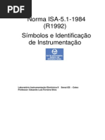 Aula 13 - ISA 5.1 MA - Símbolos e Identificação de Instrumentação