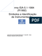 Aula 13 - ISA 5.1 MA - Símbolos e Identificação de Instrumentação