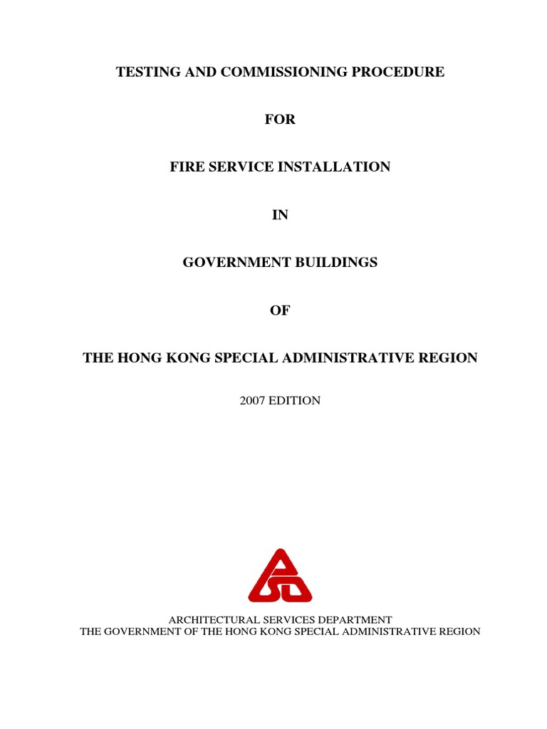 Fire Protection System Testing & Commissioning Procedure | PDF