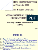 Vision General de Los Geosinteticos