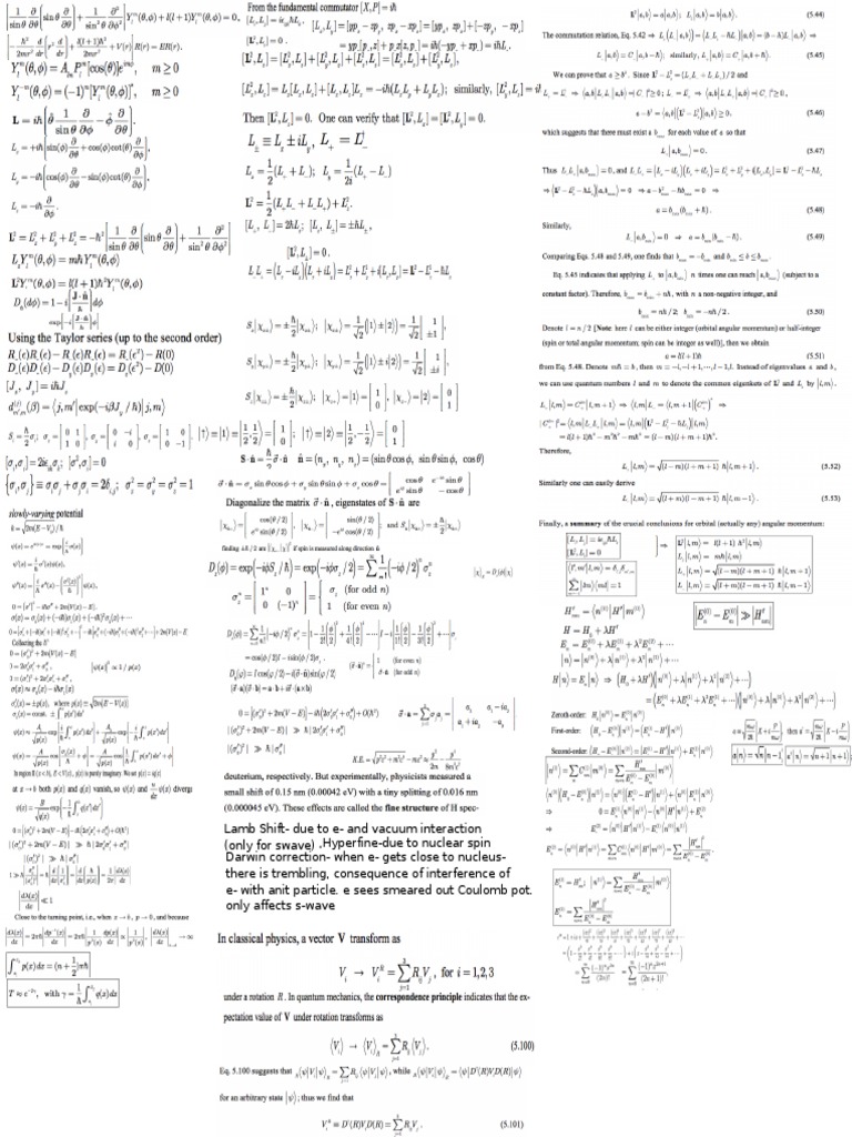 Quantum CheatSheet | PDF