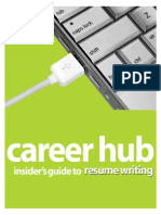 Careerhub Guide To Resume Writing