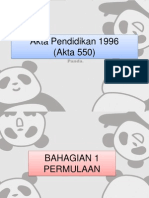 Akta Pendidikan 1996